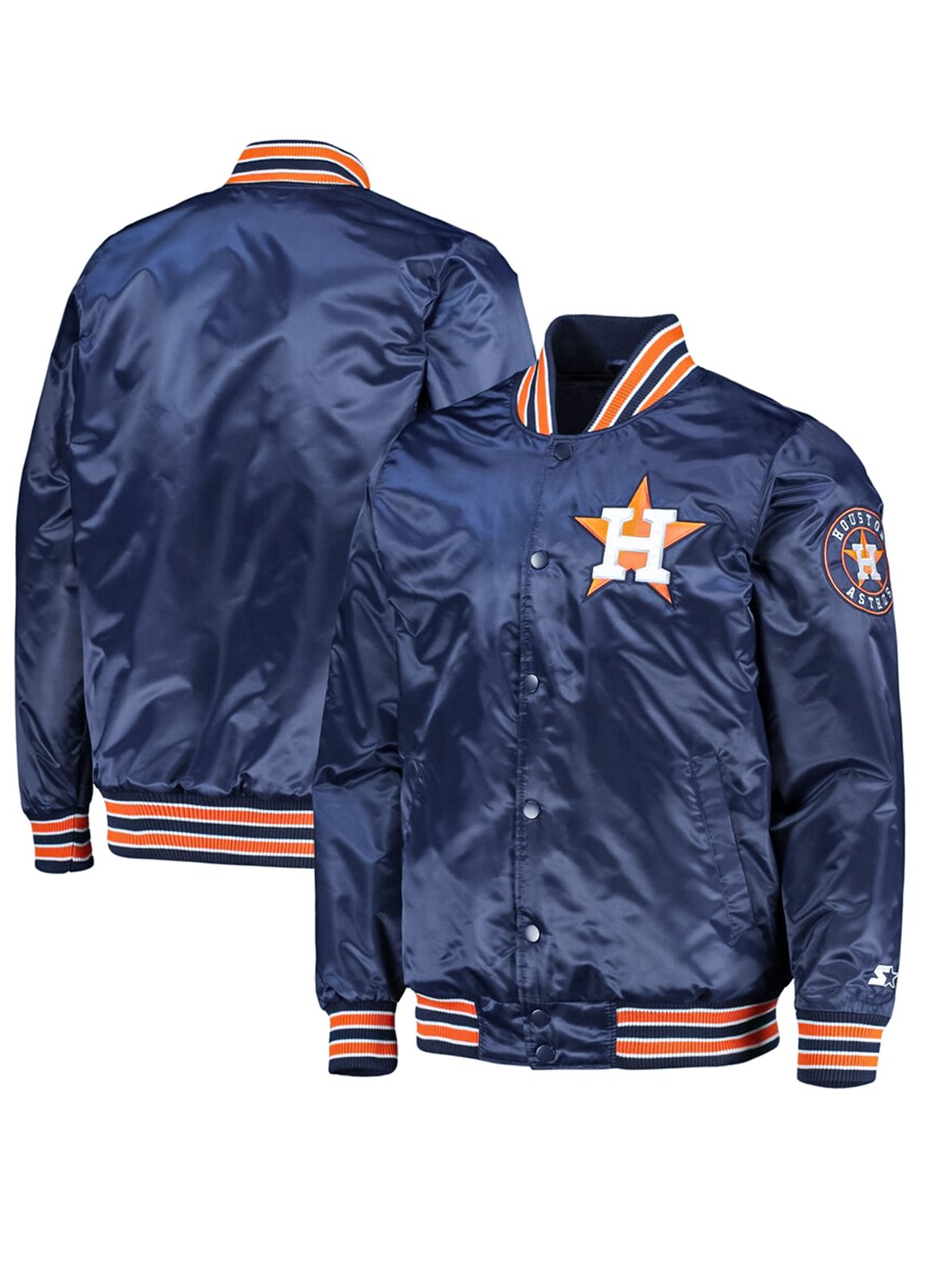 Houston Varsity The Diamond Navy Blue Jacket - Image 3
