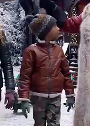 Alternative view of Jack The Christmas Chronicles 2 Brown Leather Jacket