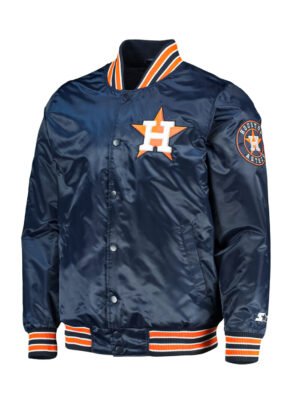 Houston Varsity The Diamond Navy Blue Jacket