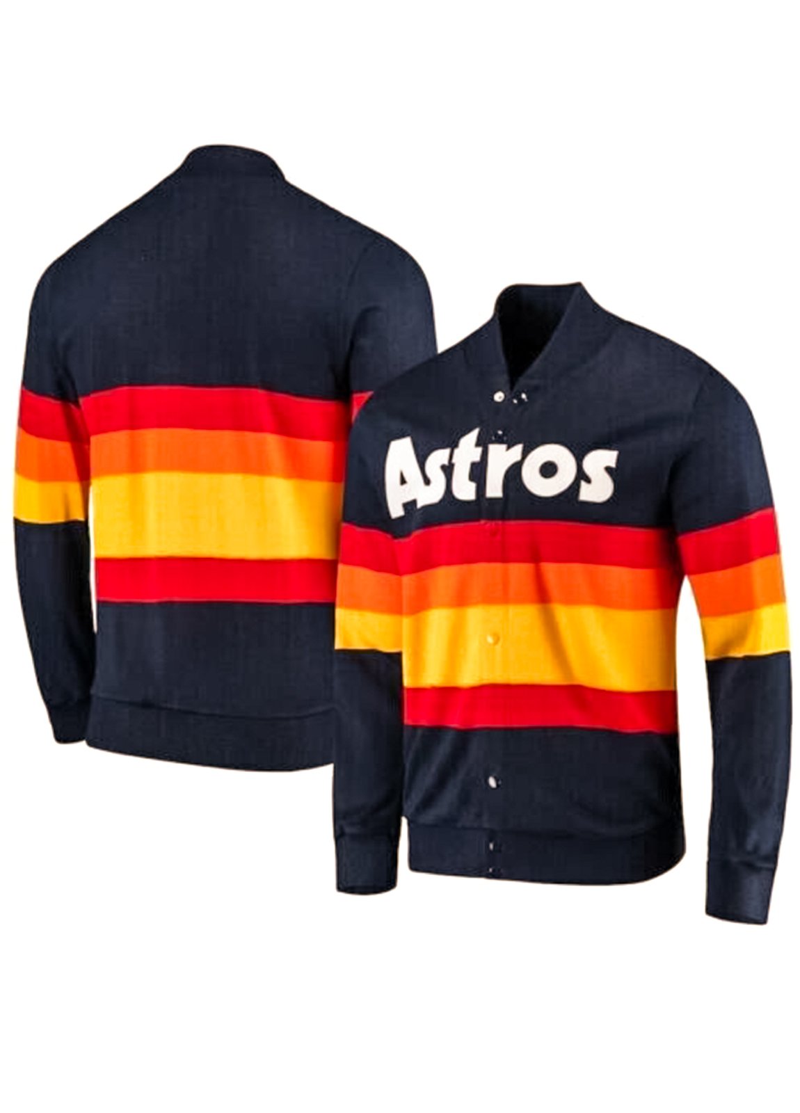 Kate Upton Astros Blue Sweater Jacket - Image 4