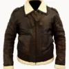 Fallout 4 Bomber Leather Brown Jacket - Image 2