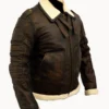 Fallout 4 Bomber Leather Brown Jacket - Image 3