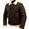 Fallout 4 Bomber Leather Brown Jacket - Image 4