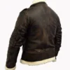 Fallout 4 Bomber Leather Brown Jacket - Image 5