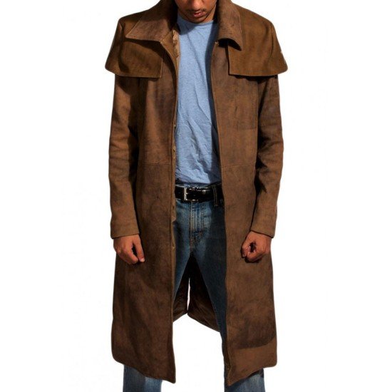 Fallout 4 New Vegas Ranger Duster Brown Coat - Image 6
