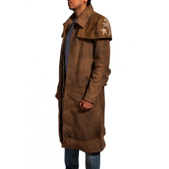 Fallout 4 New Vegas Ranger Duster Brown Coat - Image 3