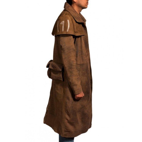Fallout 4 New Vegas Ranger Duster Brown Coat - Image 4