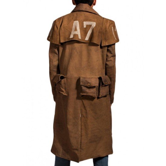 Fallout 4 New Vegas Ranger Duster Brown Coat - Image 5