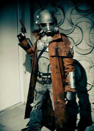 Fallout 4 New Vegas Ranger Duster Brown Coat