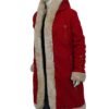 Mrs Claus The Christmas Chronicles Red Fur Collar Coat - Image 4