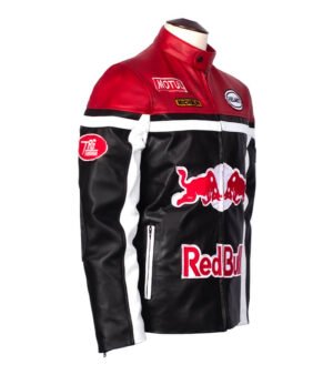 Red Bull Racing Leather Jacket - Side