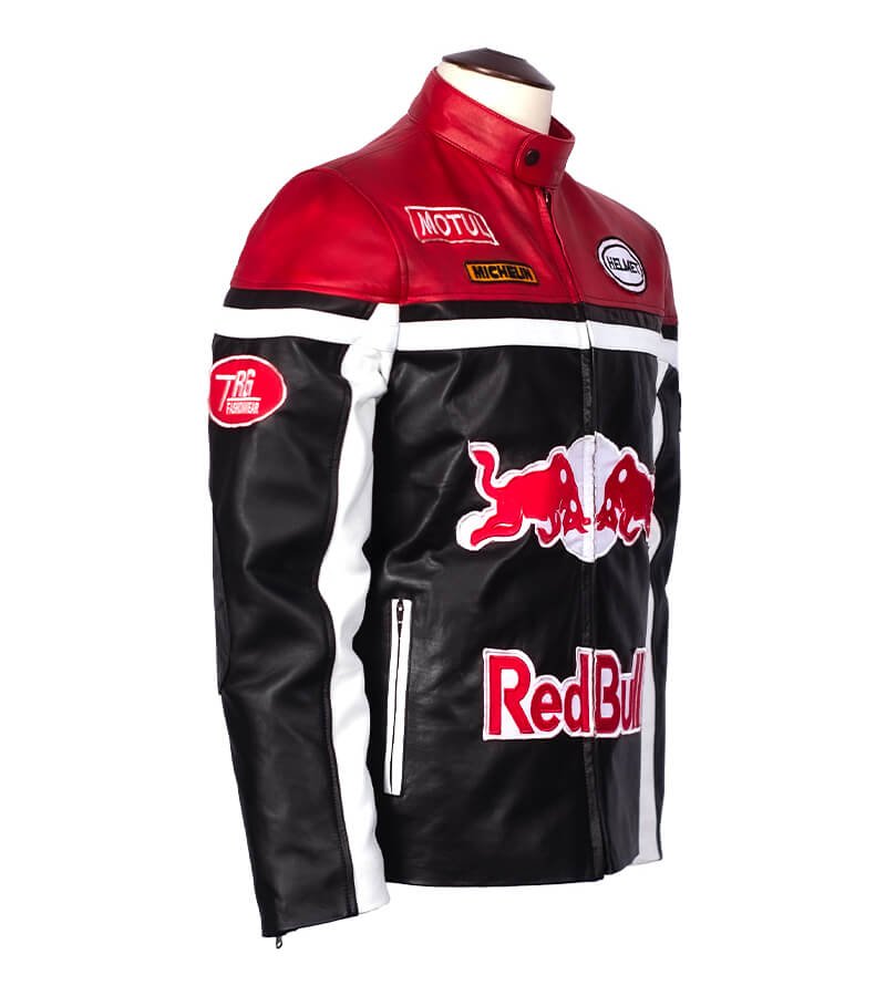 Red Bull Racing Leather Jacket - Side