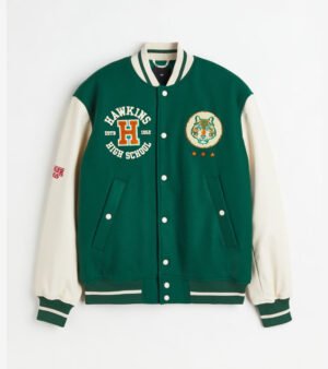 Stranger Things Varsity Jacket - Original Front