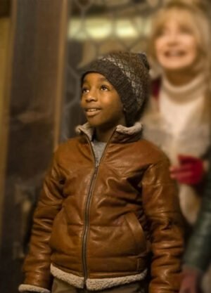 Jack The Christmas Chronicles 2 Brown Leather Jacket