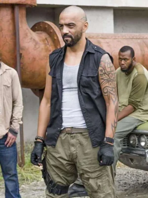 Alternative view of Gary The Walking Dead Sleeveless Black Vest