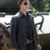 The Walking Dead Governor Black Leather Jacket - Image 5