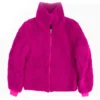 The Walking Dead Season 10 Princess Sherpa Pink Jacket - Image 4