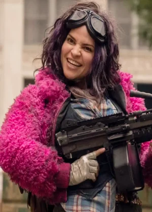 Alternative view of The Walking Dead Season 10 Princess Sherpa Pink Jacket