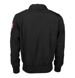 Alternative view of Top Gun Bomber Flight Black Jacket