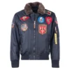 Top Gun Bomber Shearling Machine Jacket