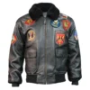 Top Gun Official Bomber Shearling Signature Series Jacket