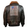 Top Gun Official Bomber Shearling Signature Series Jacket - Image 6