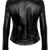 Womens The Walking Dead Negan Black Leather Jacket - Image 2