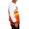 Vintage Houston Astros White/Orange Satin Jacket - Image 5