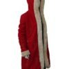 Mrs Claus The Christmas Chronicles Red Fur Collar Coat - Image 3