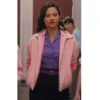 Ladies pink ladies jacket