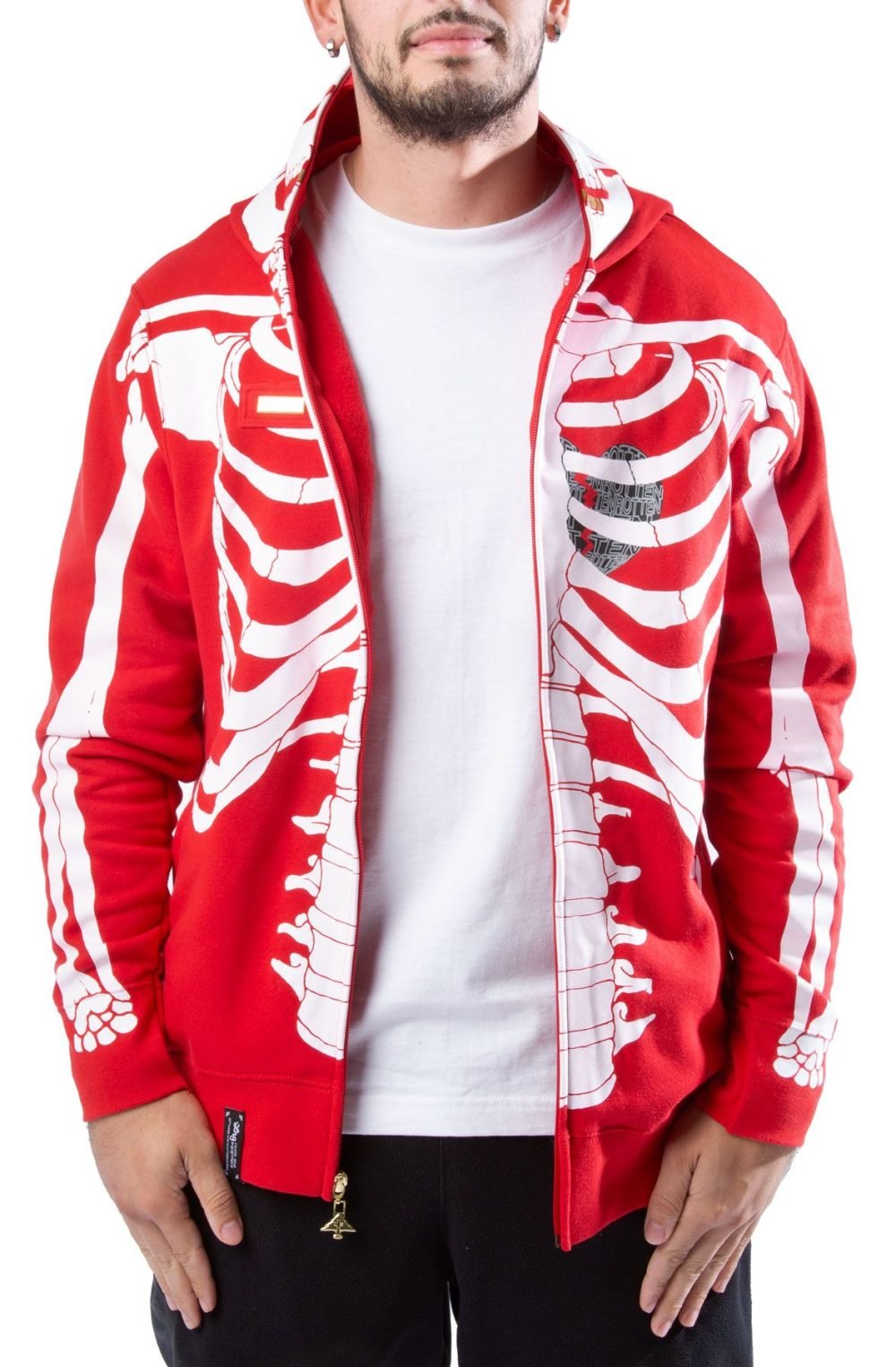 Alternative view of LRG Dead Serious Red Hoodie