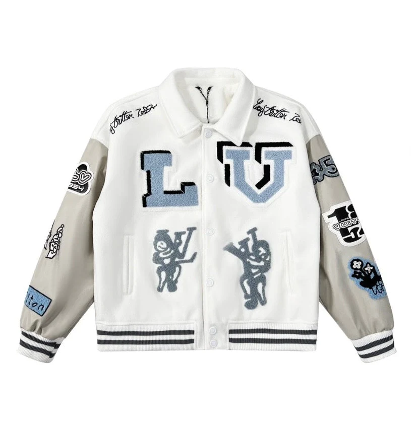 Alternative view of LV Bugs Bunny Letterman Varsity Jacket