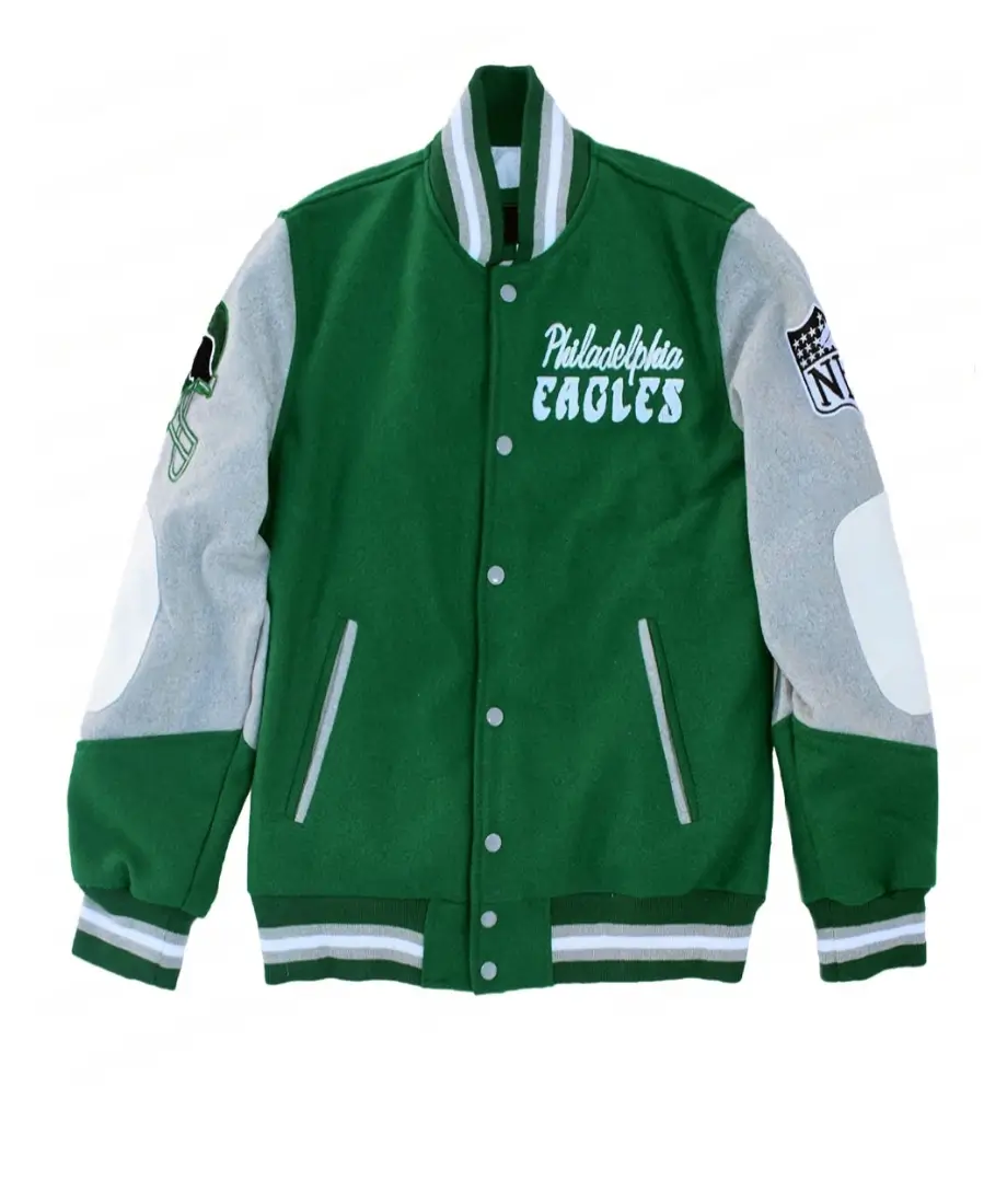 Princess Diana Philadelphia Eagles Varsity Jacket - Image 4