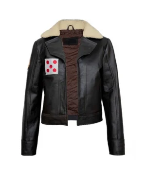 Alternative view of Ahsoka Hera Syndulla Fur Brown Jacket