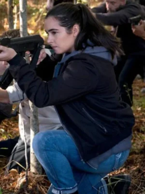 Alternative view of The Walking Dead Alanna Masterson Bomber Jacket