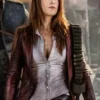 Ali Larter Resident Evil:the Final Chapter Leather Blazer