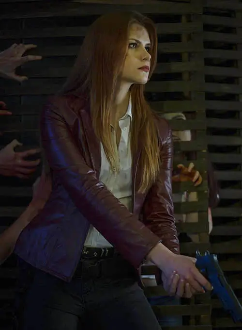 Ali Larter Resident Evil:the Final Chapter Leather Blazer - Image 4
