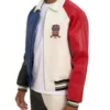 Avirex Color Block Leather Jacket - Image 5