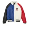 Avirex Color Block Leather Jacket - Image 2