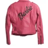 Barbie Pink Leather Jacket - Image 3