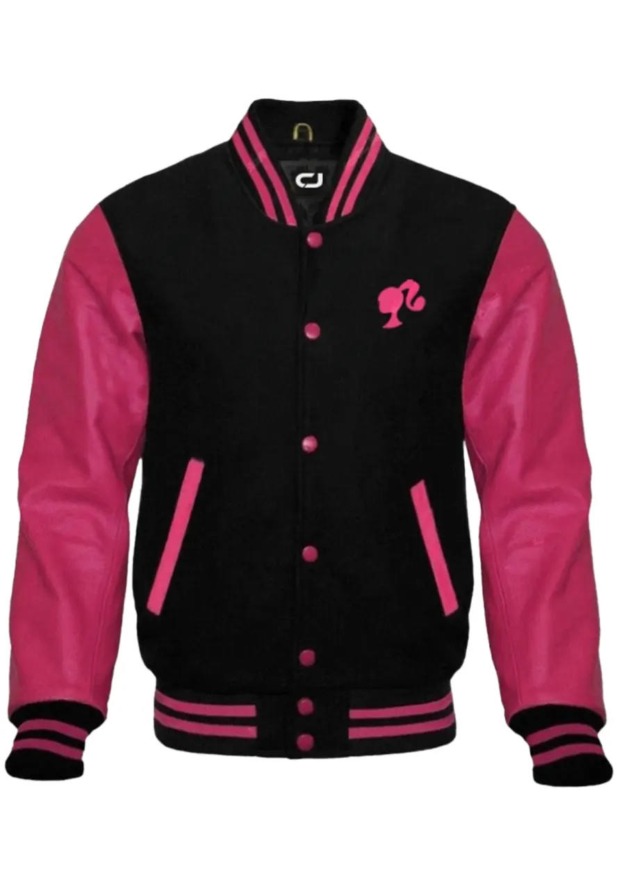 Alternative view of Barbie Pink Varsity Jacket