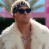 Ryan Gosling Barbie White Fur Coat - Image 5