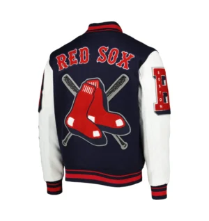 Alternative view of Boston Red Sox MashUp Varsity Jacket