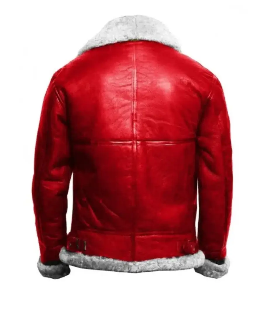 Christmas Chronicles Red Leather Jacket - Image 2