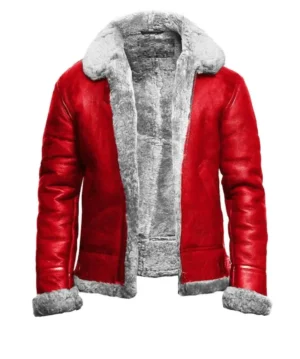 Christmas Chronicles Red Leather Jacket
