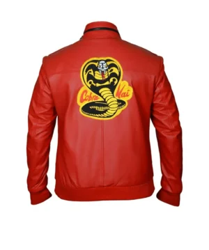 Cobra Kai Karate Kid Red Leather Jacket