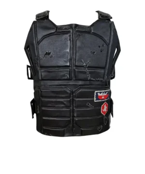 Alternative view of Cyberpunk 2077 Johnny Silverhand Leather Vest