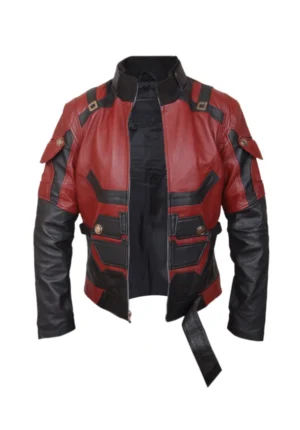 Alternative view of Charlie Cox Daredevil Leather Jacket