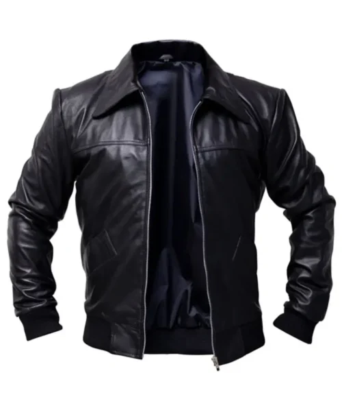 Alternative view of David Bowie Black Flavor Leather Jacket
