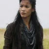 The Walking Dead Season 4 Luciana Galvez Brown Leather Jacket - Image 3